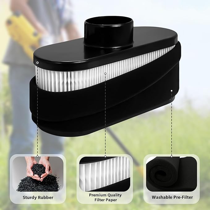 FR691V Tune Up Kit for 4-Stroke Engines Lawn Mower FR651V FR730V FS481V FS541V FS600V FS651V FS691V, Replace 11013-0752 11013-7047 Air Filter & 49065-7007 Oil Filter