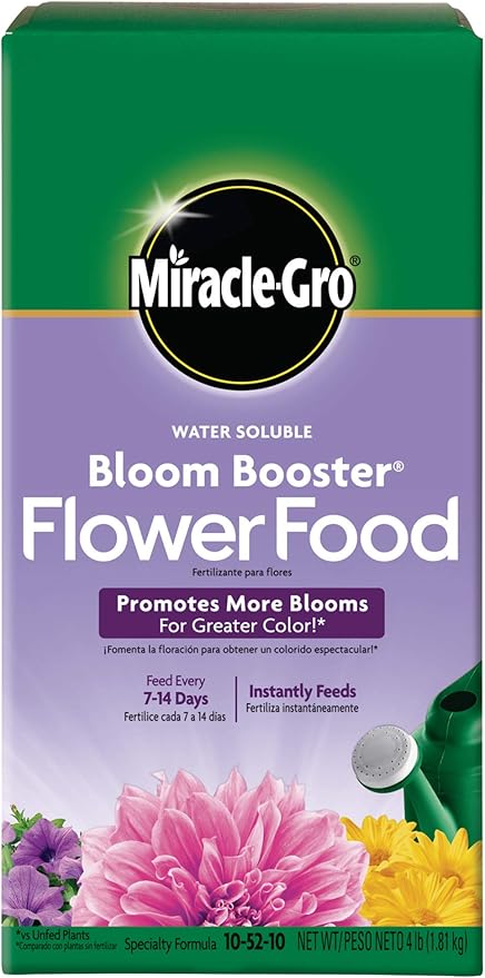 Miracle-Gro Water Soluble Bloom Booster Flower Food
