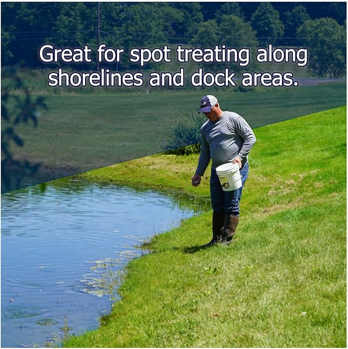 Muck Remover Pellets 10 lb Pond Tablets Treats 2.5 Acres - Pond Sludge Remover, Lake Muck Removal