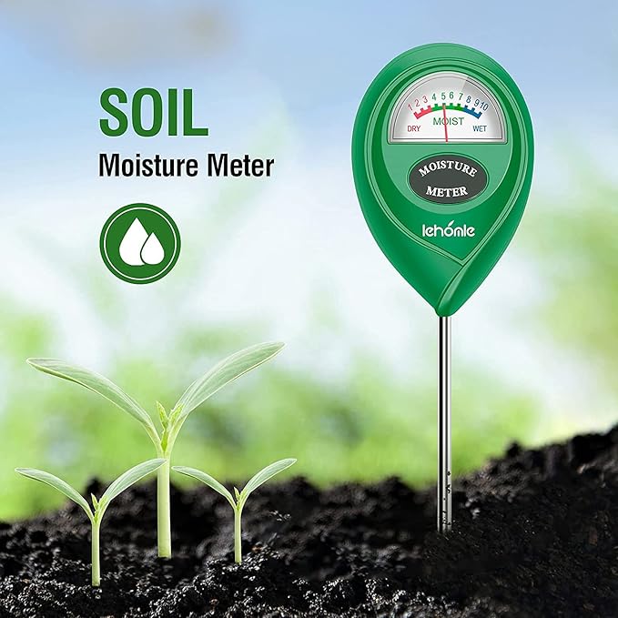 Soil Moisture Meter,Plant Water Meter,Moisture Meter for House Plants,Plant Care Tools(Green)