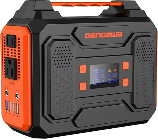 Portable Power Station 250Wh, 300W Solar Generator Power Bank 110V Large Power Bank with AC Outlet for Laptop for Home Use Camping Travel Emergency Hunting Outdoor