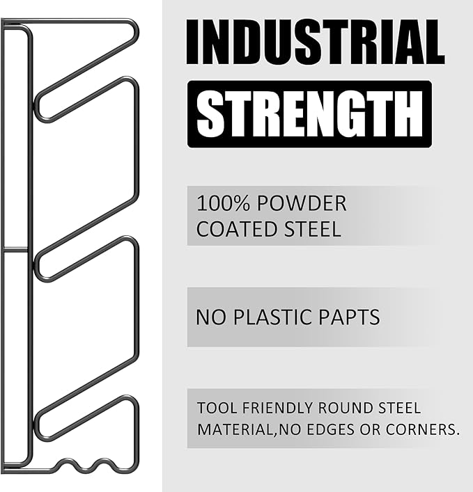 UNIREDPOWER Skateboard Storage Rack, Wall Mounted Organizer Shelf, Wall Display Hanger Holds Up 3 Pairs of Longboard Deck, Garage, Home, Shed