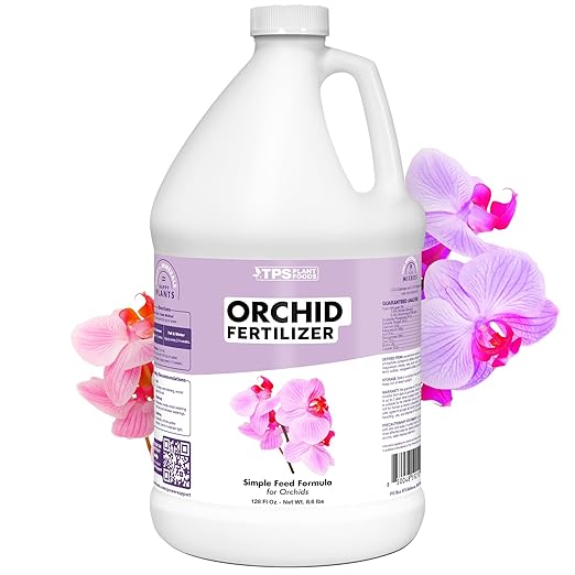 Orchid Plant Food for All Orchids and Acid Loving Houseplants, Promotes Growth and Blooms, Liquid Fertilizer, 1 Gallon (128 oz)
