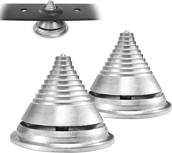 Lawn Mower Blade Balancer for Balances Blades After Sharpening, Metal Material Design Lawnmower Accessories, Compatible with Most Lawnmower Blades (2pk)