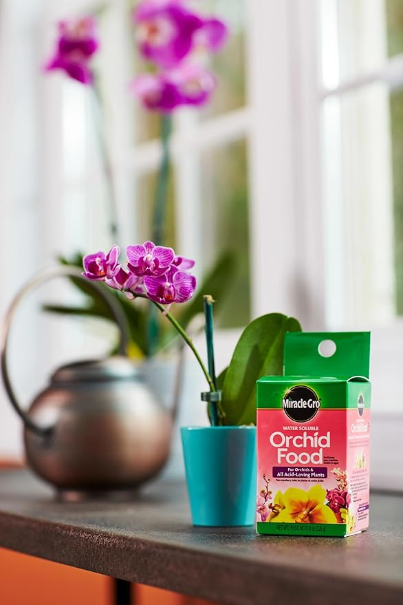 Miracle-Gro Water Soluble Orchid Food, 8 oz., 2-Pack