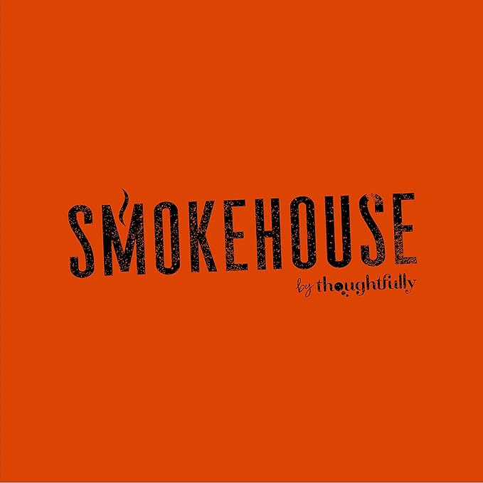 Smokehouse by Thoughtfully, Ultimate BBQ Sampler Set, Vegan and Vegetarian, Includes a Variety of Flavorful USA Made BBQ Sauces, Rubs, and Salts for Smoking and Grilling in Sample Size Glass Bottles