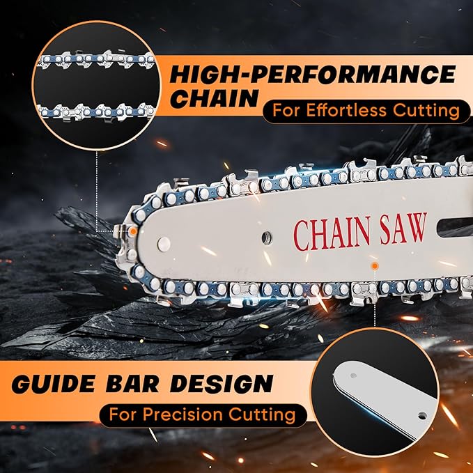 Saker Mini Chainsaw|6 Inch Chainsaws[2025 Upgraded]|Mini Cordless Electric Chain Saw|Small Handheld Portable Chain Saws Battery Powered Saws for Tree Trimmer and Garden,Christmas Gifts