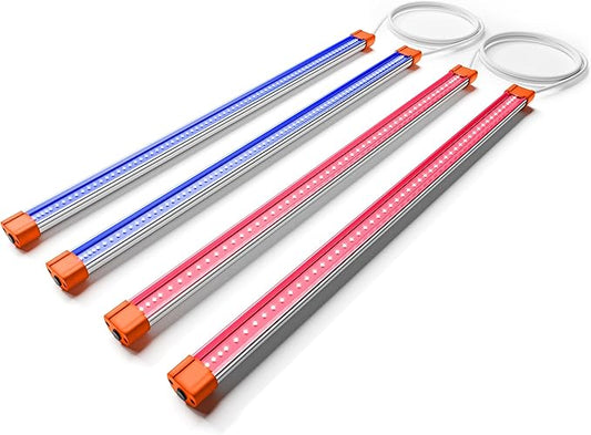 Spider Farmer 2025 Upgraded UV30 & IR16 LED Grow Light, 365-370nm UV & 730-745nm IR Supplemental Light for Indoor Plants, 2X2, 3X3, 4X4 Grow Tents, 23.6" Long Bars Set