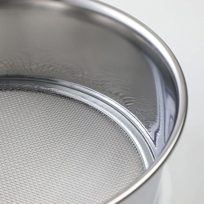 Wazakura 3PCS Soil Sieve Set 8-1/4 inch (210mm),3 Sieve Mesh Filter Sizes, Japanese Bonsai Gardening Tool - 8-1/4inch(210mm)