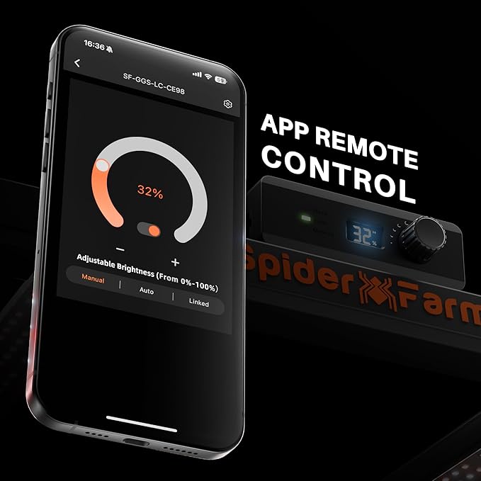 Spider Farmer G7000 Cost-Effective 730W LED Grow Lights, 5x5ft Coverage Commercial Bar Style LED Grow Lamp for Indoor Plants Vertical Farming, 2025 Upgraded App Remote Control