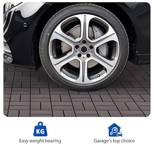 27 PCS 12x12 Inch Interlocking Deck Tiles - Waterproof All-Weather Outdoor Patio Flooring for Pool, Balcony, Backyard, Porch & Garden, Coffee