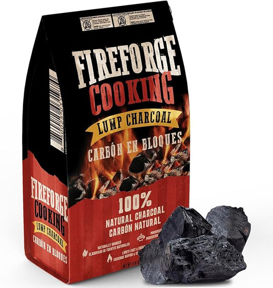 Premium Quality Wood Lump Charcoal for Grilling - 100% Natural Paraguayan Wood, Sustainable, Long-Lasting Lump Wood Charcoal for BBQs, Smokers, and Outdoor Cooking (8kg/17.6 lbs)