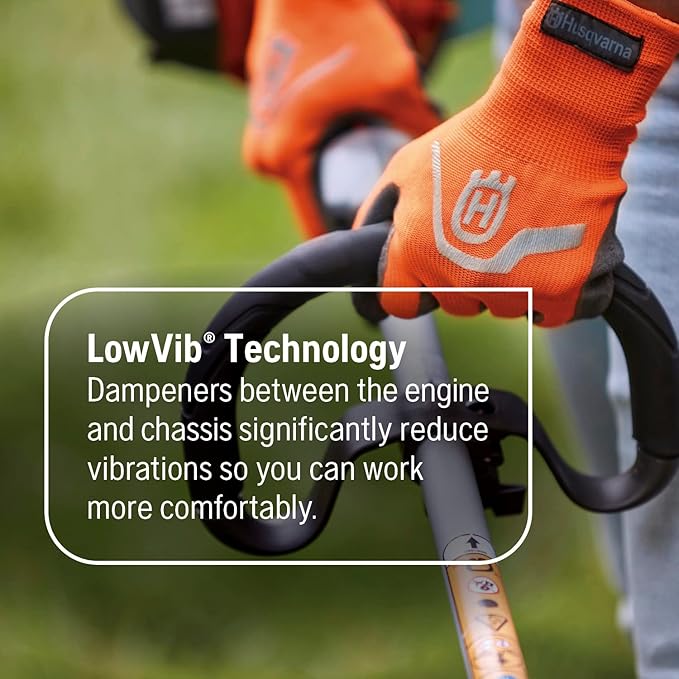 Husqvarna 130L Gas String Trimmer, 28-cc 2-Cycle, 18-Inch Straight Shaft Gas Weed Wacker with Rapid Replace Trimmer Head for Seamless String Reloading, 970514405