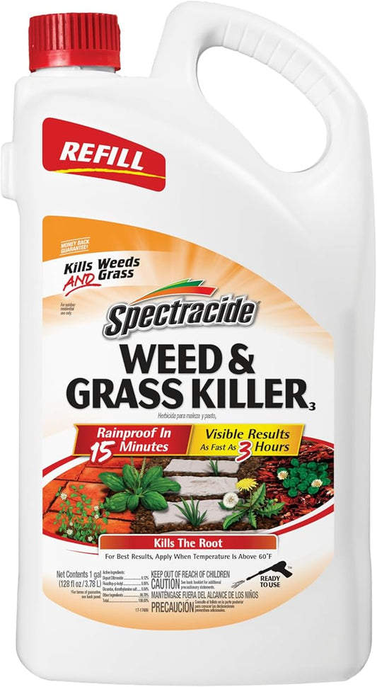 Spectracide Weed and Grass Killer 1 Gallon, AccuShot Sprayer Refill