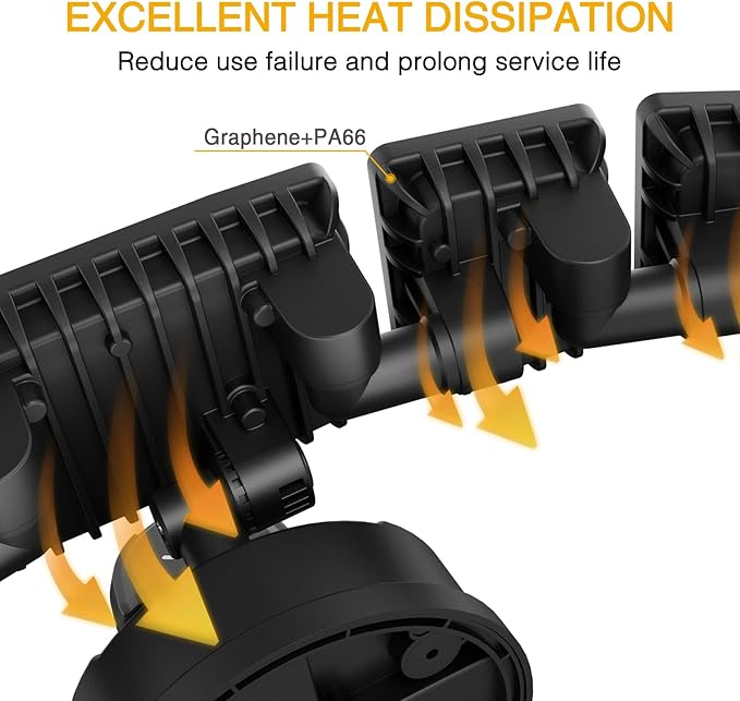 Onforu 5 Heads 65W Smart LED Security Lights Motion Sensor Outdoor, 340° Illumination WiFi Alexa Flood Light 5500LM APP Control, 2500K-6500K Exterior Motion Detector, IP65 Wall Light for Yard, Balck