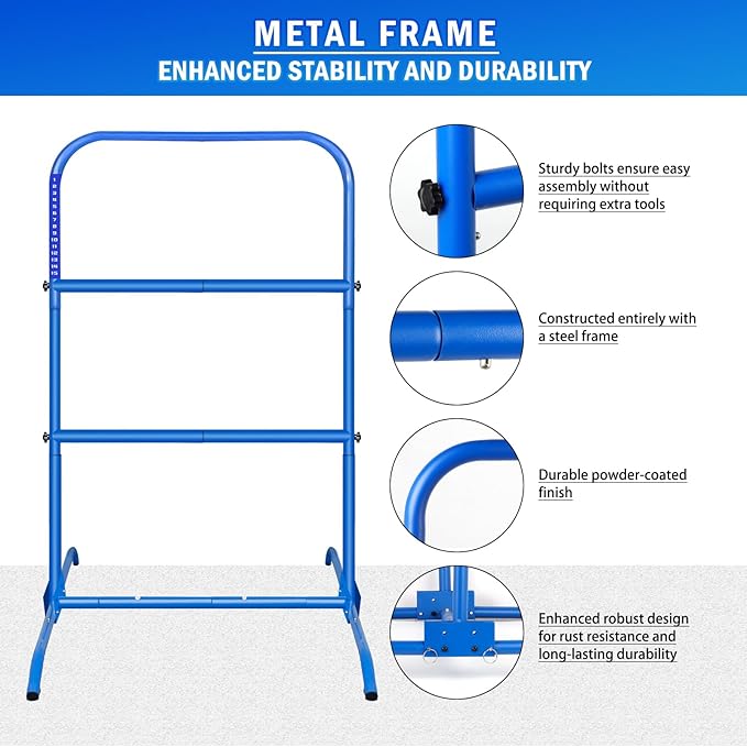 2PCS Ladder Toss Ball Game Set with Score Tracker, Portable Foldable Metal Frame & Stable Tripod Base with Carry Bag for Indoor/Outdoor Backyard, Camping, Yard, Beach, Lawn