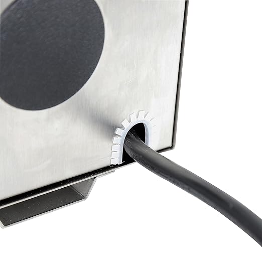 200W Multi-Tap Low Voltage Transformer, Stainless Steel Guard, Landscape Lighting Transformer for Garden Lights, Spotlights, Floor Lights - 120V AC to 12V/13V/14V/15V AC, ETL Listed