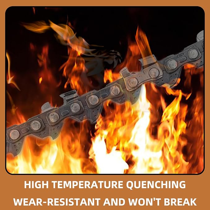 18 Inch Chainsaw Chains .063" Gauge .325" Pitch 68 Drive Links, Fit For Stihl 025, MS250, MS251 (PRE 2023 .063" Gauge),MS 231,MS 241, For Oregon V68, For Husqvarna-H28-68 (4 Chains)