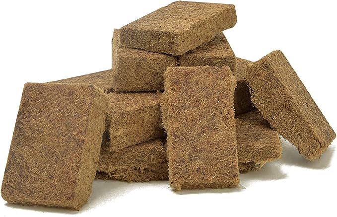 Stanbroil 144 pcs Fire Starters, Natural Charcoal Squares Fire Starters Super Fast Lighting Perfect for Barbecue Grills, Smokers, Wood Stove, Campfires and Outdoor Fireplaces