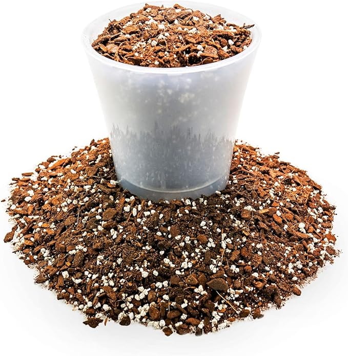 Premium Monstera Soil Mix by Gardenera - Perfect Drainage and Moisture Retention for Swiss Cheese Plant (5 Quart)