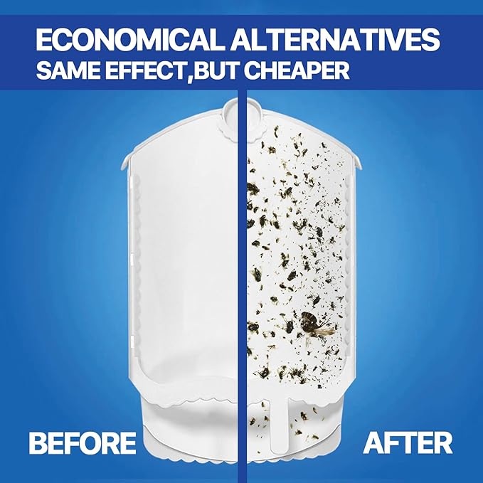 16 Pack Flying Insect Trap Refills Compatible with Zevo Flying Insect Trap M364 and Max, Safe with Kids & Pets