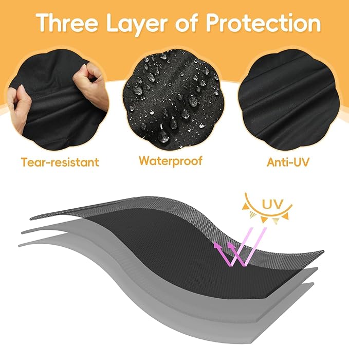 Grill Cover for Weber 9010001 Traveler Portable Grill, Protector Storage Bag for 7030, Heavy Duty Waterproof Protector Grill Cover for Weber 9010001 9020001 9030001 9013001, BBQ Accessories