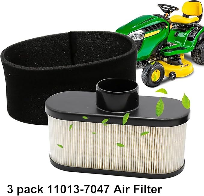 11013-7047 Air Filter Replacement for Kawasaki FR651V FR691V FR730V FS481V FS541V FS600V FS651V FS691V FS730V 4-cycle Engine, 4164631 Air Filter Replacement for John D MIU12555 MIU12554