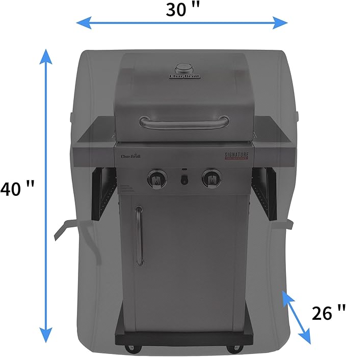 NEXCOVER Grill Cover, 30 Inch Waterproof BBQ Cover, 600D Heavy Duty Gas Grill Cover, Fade Resistant, Weather Resistant, Rip Resistant Barbecue Cover for Weber,Brinkmann, Char Broil, Holland, Jenn Air