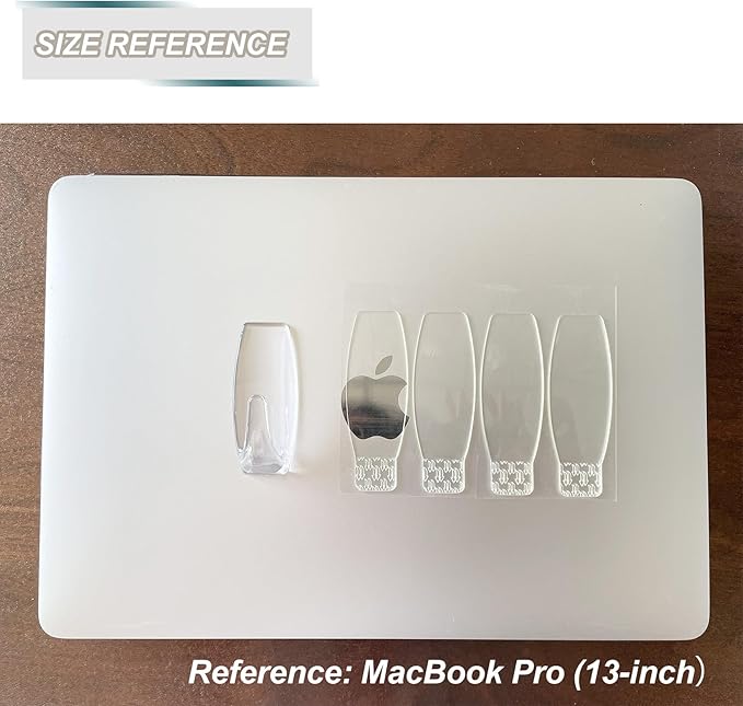 25 Large Wall Hooks for Hanging Heavy Duty, with 32 Removable Strips, Clear Hanger Hooks, Damage-Free Utility Hooks with Adhesive Strips, Plastic Wall Hook for Key, Shower, Towel, Coat, Door, Hat.