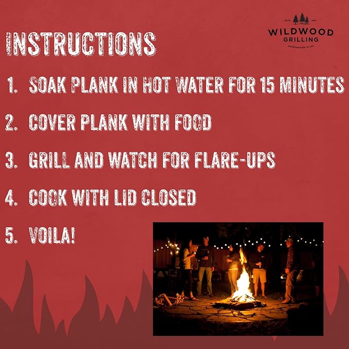 Wildwood Grilling Signature Cedar Grilling Planks - 5x11 (8-Pack)