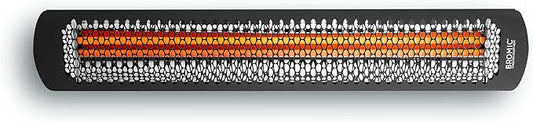 Bromic Tungsten Smart Heat 2000W Electric Patio Heater – Dual Element Infrared, 220V-240V, Black Finish – BH0420030