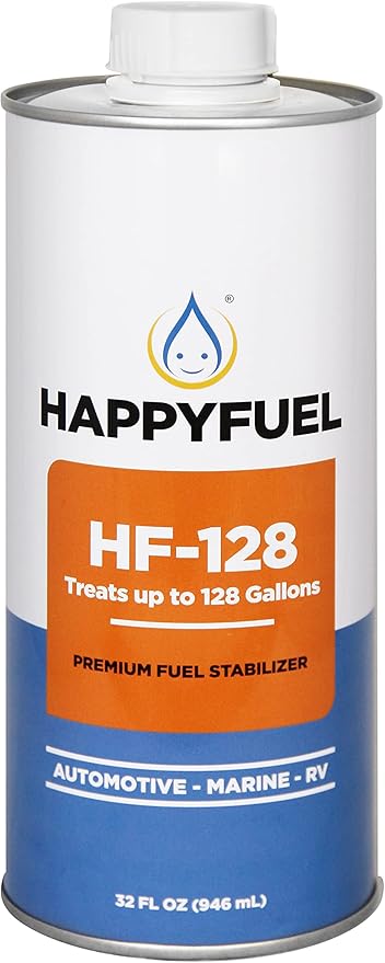 HappyFuel Premium Fuel Stabilizer, Gasoline Antioxidant, Fuel Storage for Gas, Classic Cars, Boats, Lawnmowers, Snowmobiles, Motorcycles and Marine…