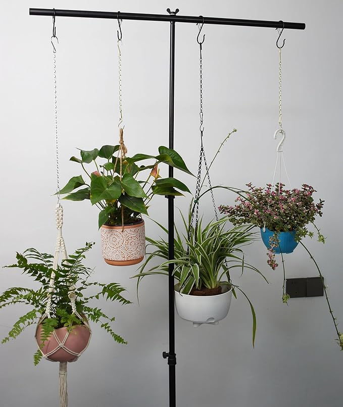 11 Inch Silver Hanging Chain, Small Hanging Basket Chain Kits with Hooks for Bird Feeder Hanging Plant Extender Porch Wind Chime