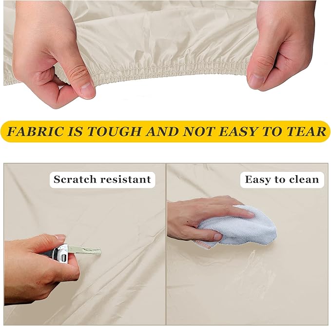 Upgraded Log Splitter Cover Waterproof Outdoor All Weather - Thicker and Tear Proof Wood Splitter Cover Against Dust Rain Uv - Compatible with 15-40-ton Log Splitters