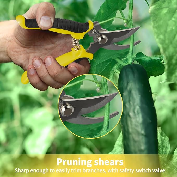 Garden Tool Set 4-Piece,Heavy Duty Aluminum Gardening Tools,Rust-Proof Gardening Hand Tools,with Non-Slip Ergonomic Handle,The Ideal Gift for Garden Enthusiasts.