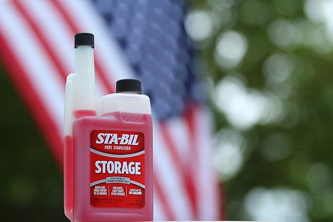 STA-BIL Storage Fuel Stabilizer | Keeps Fuel Fresh for 24 Months, Prevents Corrosion, Gasoline Treatment Additive that Protects System, Gas Stabilizer for Storage, 32 oz. (6 Pack)