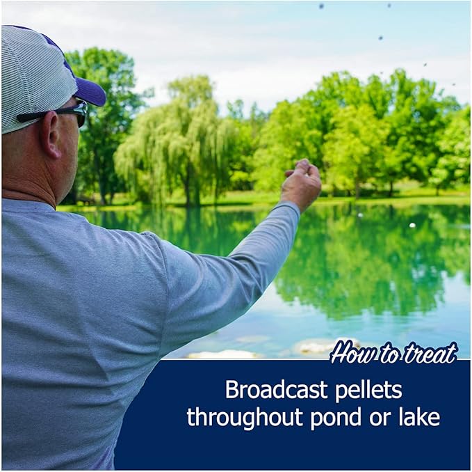 Muck Remover Pellets 10 lb Pond Tablets Treats 2.5 Acres - Pond Sludge Remover, Lake Muck Removal