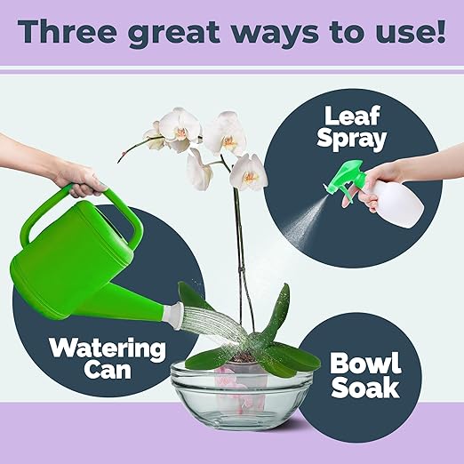 Orchid Plant Food for All Orchids and Acid Loving Houseplants, Promotes Growth and Blooms, Liquid Fertilizer, 1 Gallon (128 oz)