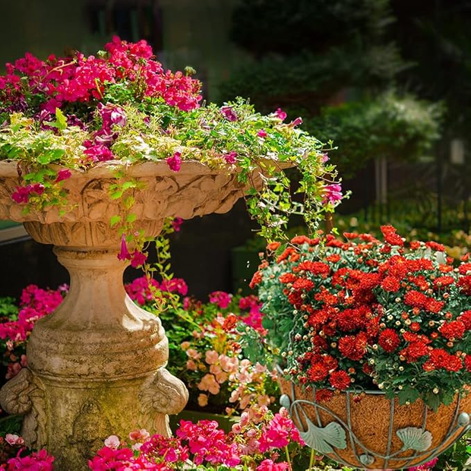 2PCS Hanging Basket Liners Coco Liner 24 Inch Round Coconut Coir Basket for Plants Replacement for Hanging Basket 100% Natural Coconut Fiber Plant Basket Liner for Garden Planter Flower Pot