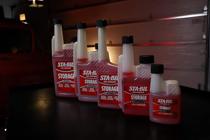 STA-BIL Storage Fuel Stabilizer, Keeps Fuel Fresh for 24 Months, Prevents Corrosion, Gasoline Treatment Additive that Protects System, Gas Stabilizer for Storage, 10 oz. (12 Pack)