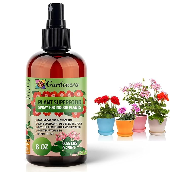 𝐁𝐄𝐒𝐓𝐒𝐄𝐋𝐋𝐄𝐑 Plant Superfood for All Plants with B1 Vitamin, Glucose and Essential Minerals - Organic Plant Food Fertilizer for Indoor & Outdoor Plant Care - 8oz