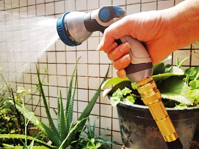 PLG Brass Garden Hose Quick Connect Fittings 3/4 Inch - Leak-Proof for Nozzles, Watering & Car Washing, 4 Pack