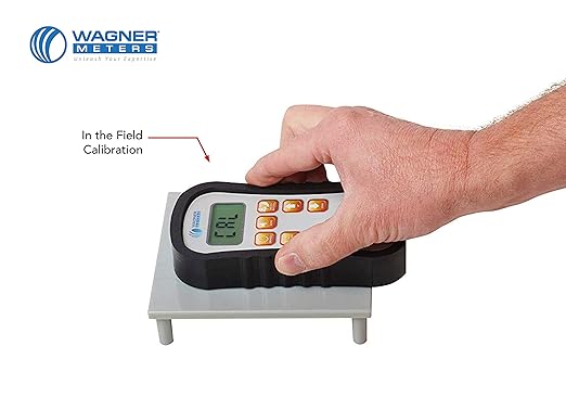 Orion® 940 Pinless Wood Moisture Meter by Wagner Meters I Accurate, Non-Damaging, Dual Depth Lumber Moisture Measurement, Data Collection & Storage, On-site Calibration (Standard Calibrator)