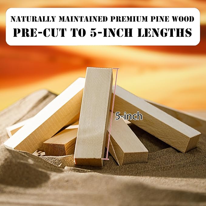 Mini Fire Sticks Wood,5" Lengths Kiln Dried Pine Small Firewood,Barkless Kindling Fire Logs,Fire Pit Accessories Great for Stove Mesa XL,Tabletop Firepit,Pizza Oven Wood,4Lbs
