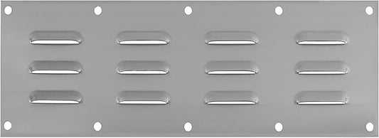 Stainless Steel Venting Panel for Grill Accessory, Masonry Fire Pits and Outdoor Kitchens, 15" by 4-1/2"