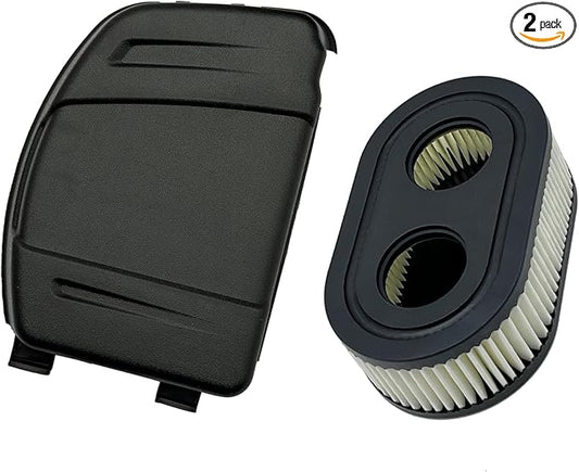 593260 Air Filter & 594106 Air Cleaner Cover for BS Lawn Mower Fit for 093J02 09P700 103M02 104M02 650EXI 675EXI 675 IS Replacement Part