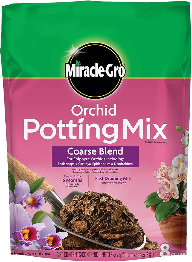 Miracle-Gro Orchid Potting Mix Coarse Blend, 8 qt.