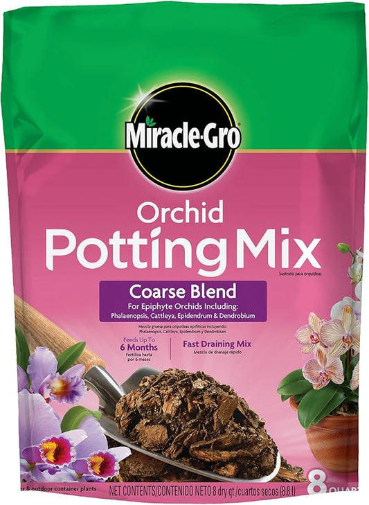 Miracle-Gro Orchid Potting Mix Coarse Blend, 8 qt.