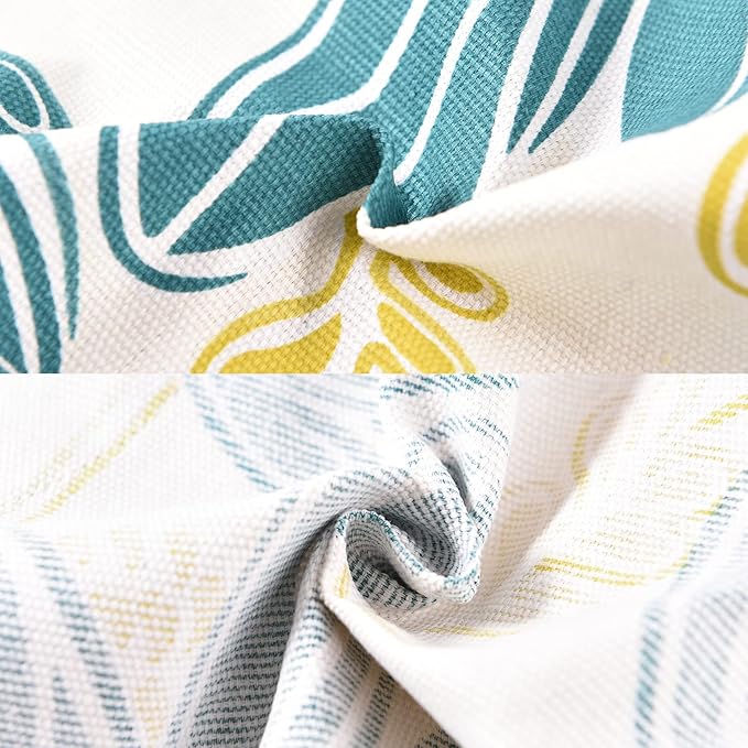 2 Pack Floral Apron for Women with Pockets, Adjustable Cotton Chef Aprons for Kitchen, Cooking, BBQ & Grill