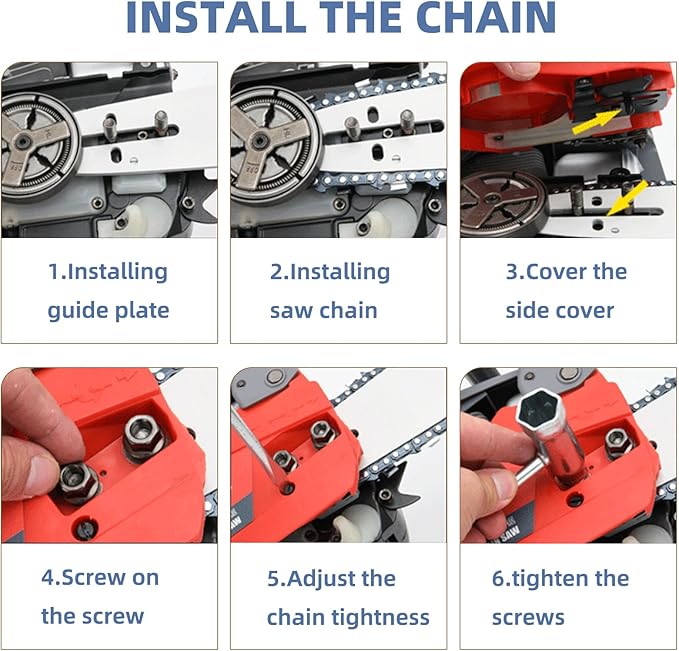20 Inch Chainsaw Bar & Chain Combo for Stihl 20" 3/8" Pitch, .050" Gauge 72 Drive Links Fits Stihl 030 036 MS360 MS660 MS361 044 MS441 Replacement Chain Saw Bar for STIHL (3 Chains+ 1Bar)